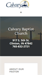 Mobile Screenshot of calvaryconnection.org