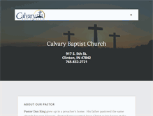 Tablet Screenshot of calvaryconnection.org